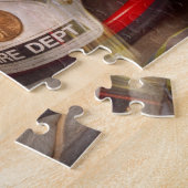 消防士 – 副官の帽子 ジグソーパズル (側面)