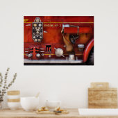 消防士 – 古いコンファッションドトロール ポスター (キッチン)