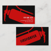 消防士 名刺 (正面/裏面)