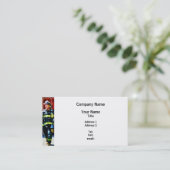 消防士 名刺 (スタンド正面)