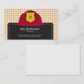 消防士 名刺 (正面/裏面)