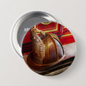 消防士-帽子-司令官 缶バッジ (正面&裏面)