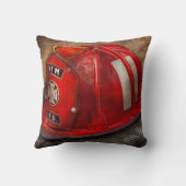 消防士-帽子-幼年期の夢 クッション (裏面)