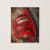 消防士-帽子-幼年期の夢 ジグソーパズル (縦)