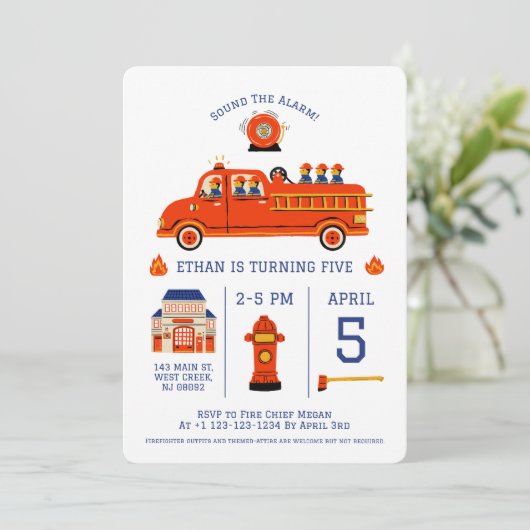 消防士 招待状 (スタンド正面)