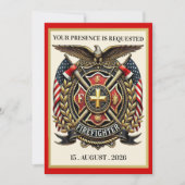 消防士 招待状 (正面)