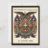 消防士 招待状 (正面)