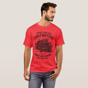 消防士-普通消防車 Tシャツ