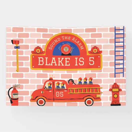 消防士 横断幕 (横)