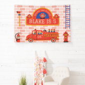 消防士 横断幕 (インサイチュ)