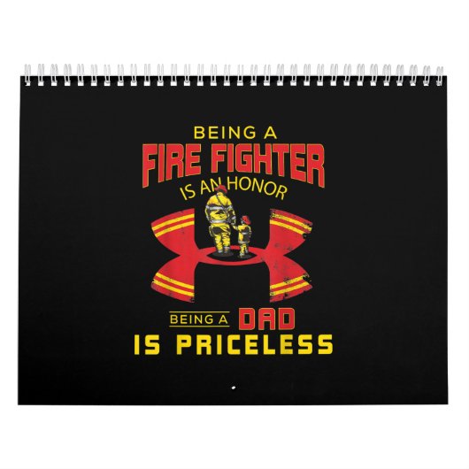 消防士 – 消防士パパ カレンダー (カバー)