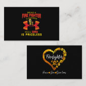 消防士 – 消防士パパ 名刺 (正面/裏面)
