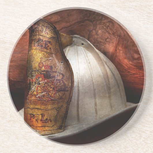 消防士-消防所長 コースター (正面)