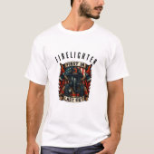消防士/消防署バッジ ファイヤーマン オリジナル Tシャツ (正面)