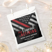 消防士 消防署 消防士 引退 フェイバーバッグ (クリップ留めされた状態)