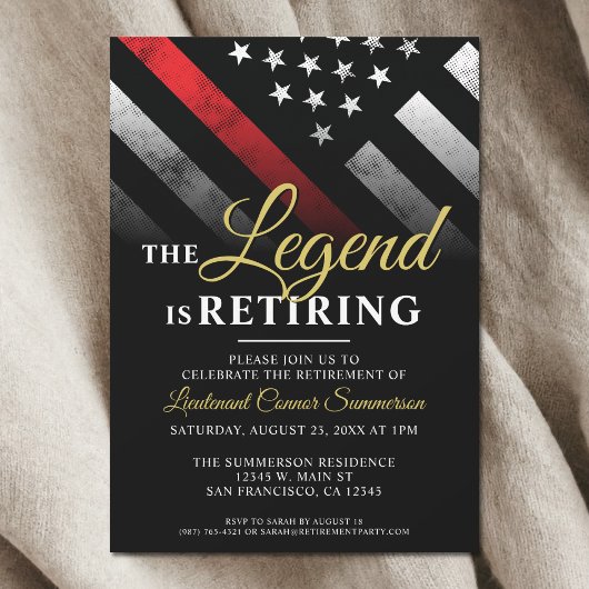 消防士 消防署 消防士 引退 招待状