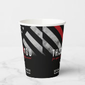 消防士 消防署 退職パーティー 紙コップ (左)