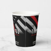 消防士 消防署 退職パーティー 紙コップ (右)