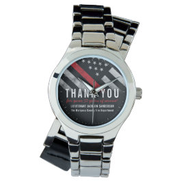 消防士 消防署 退職パーティー 腕時計