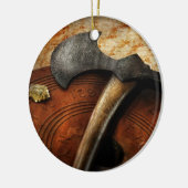 消防士-火の斧 セラミックオーナメント (左)