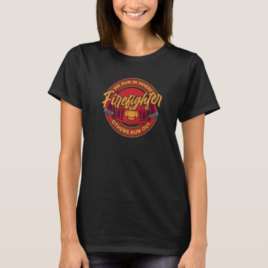 消防士 火災救助 男性  3 Tシャツ (正面)