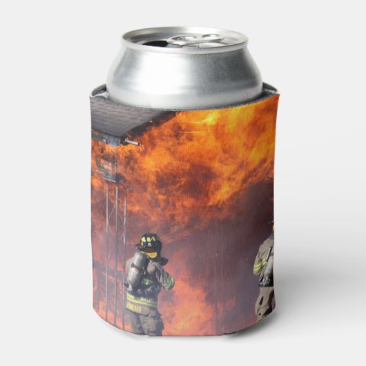 消防士 缶クーラー (缶正面)
