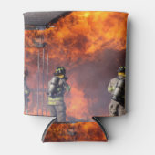 消防士 缶クーラー (正面)