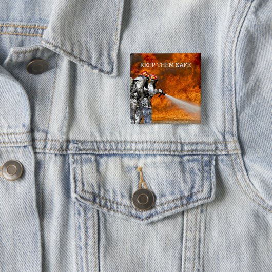 消防士 缶バッジ (インサイチュ)