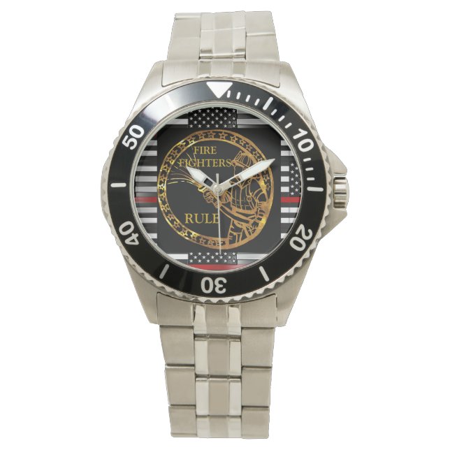 消防士 腕時計 (正面)