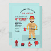 消防士·設備招待状 招待状 (正面/裏面)