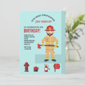 消防士·設備招待状 招待状 (スタンド正面)