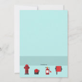 消防士·設備招待状 招待状 (裏面)