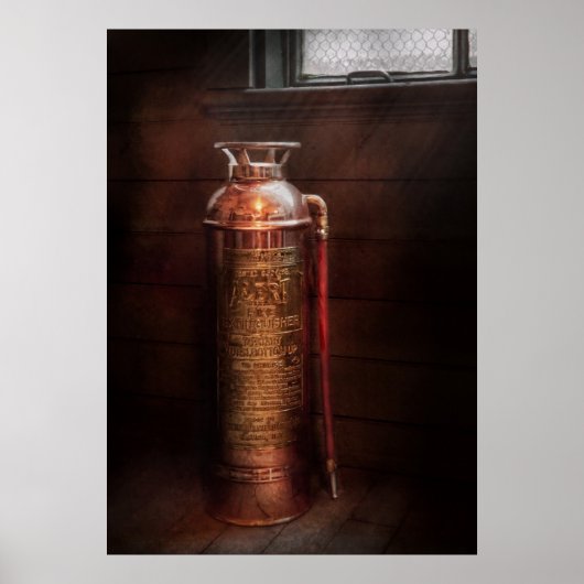 消防士 – 警告 ポスター (正面)