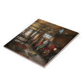 消防士 – 1922年のファイアベルに答える タイル (側面)