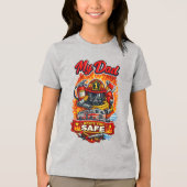 消防士 (1) トライブレンドＴシャツ (正面)