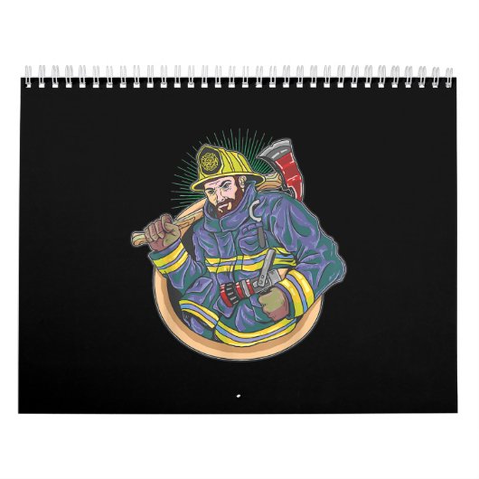 消防士 | Fire Fighter 救 To Life カレンダー (カバー)