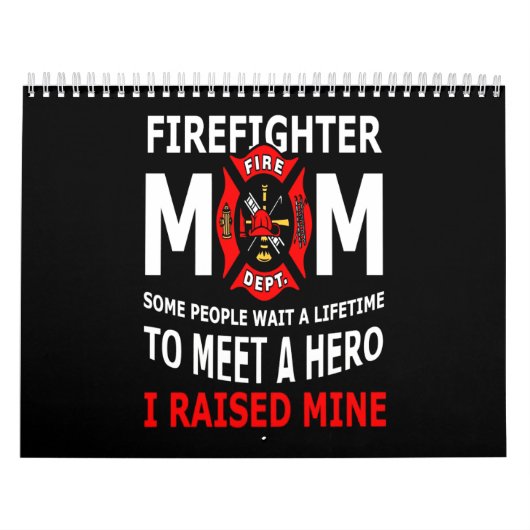消防士 | Fire fighter Mom Some People カレンダー (カバー)