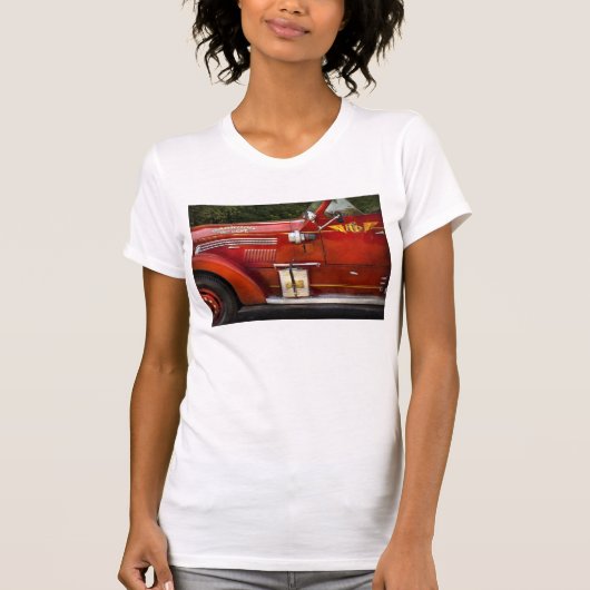 消防士- Garwoodの火Dept Tシャツ (正面)