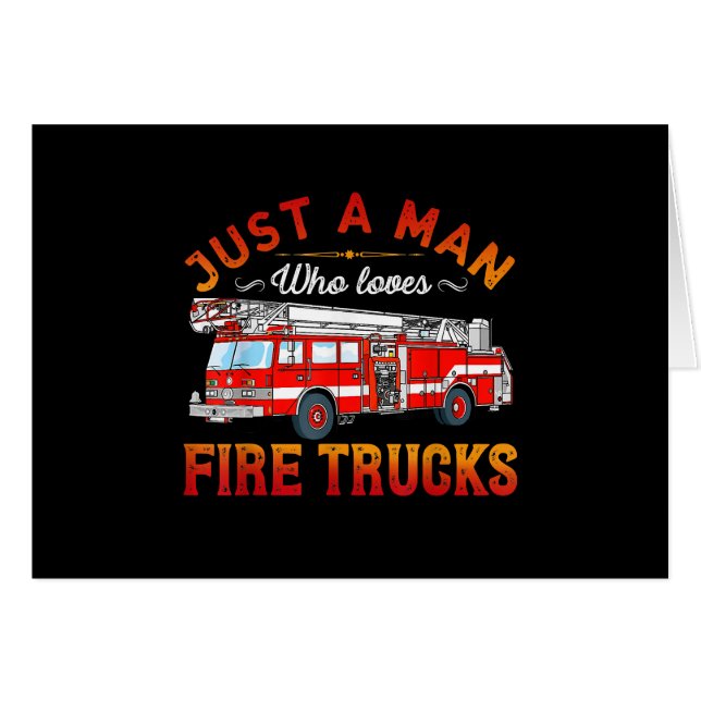 消防士 | Just Man Love Love A Fire Trucks (正面横)