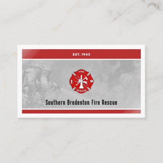 消防士 | Perfect名刺 名刺 (正面)