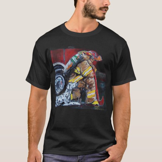 消防士 Tシャツ (正面)