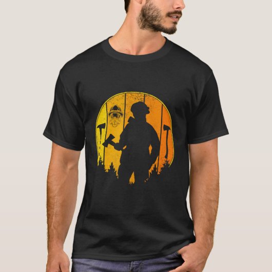 消防士 Tシャツ (正面)
