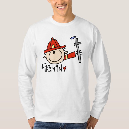 消防士 Tシャツ (正面)