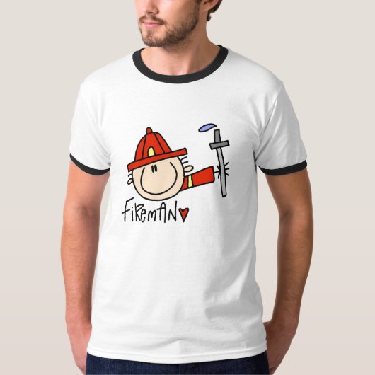 消防士 Tシャツ (正面)