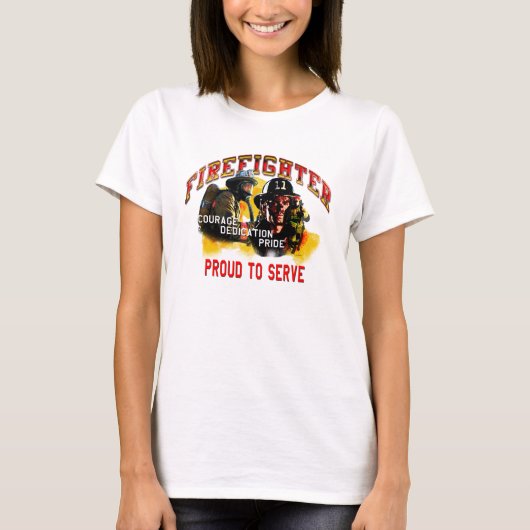 消防士 Tシャツ (正面)
