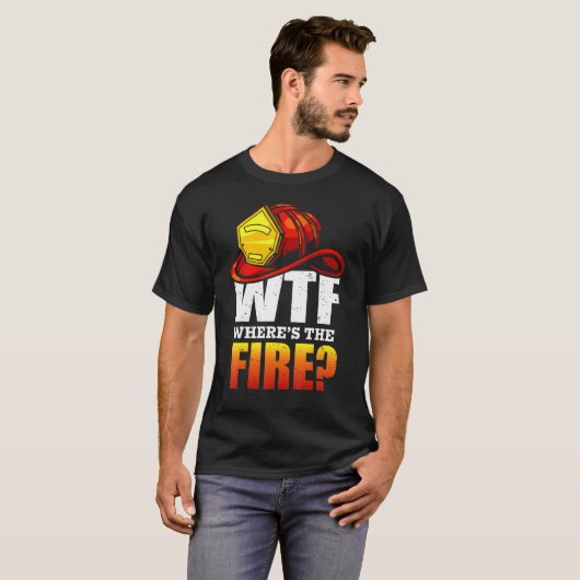 消防士 Tシャツ (正面フル)