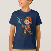 消防士 Tシャツ (正面)