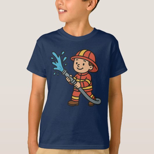 消防士 Tシャツ (正面)