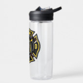 消防士ADD NAME消防部救助チーム ウォーターボトル (左面)