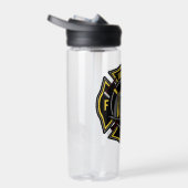 消防士ADD NAME消防部救助チーム ウォーターボトル (右面)